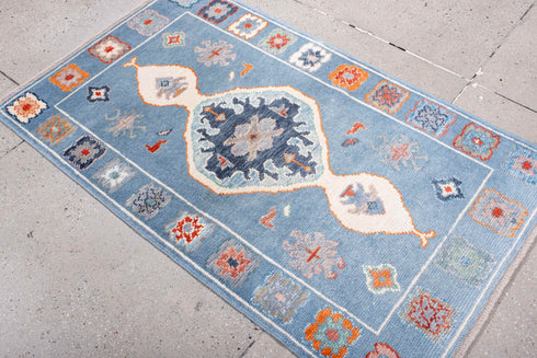 Vintage Oushak Area Rug (3' x 5')